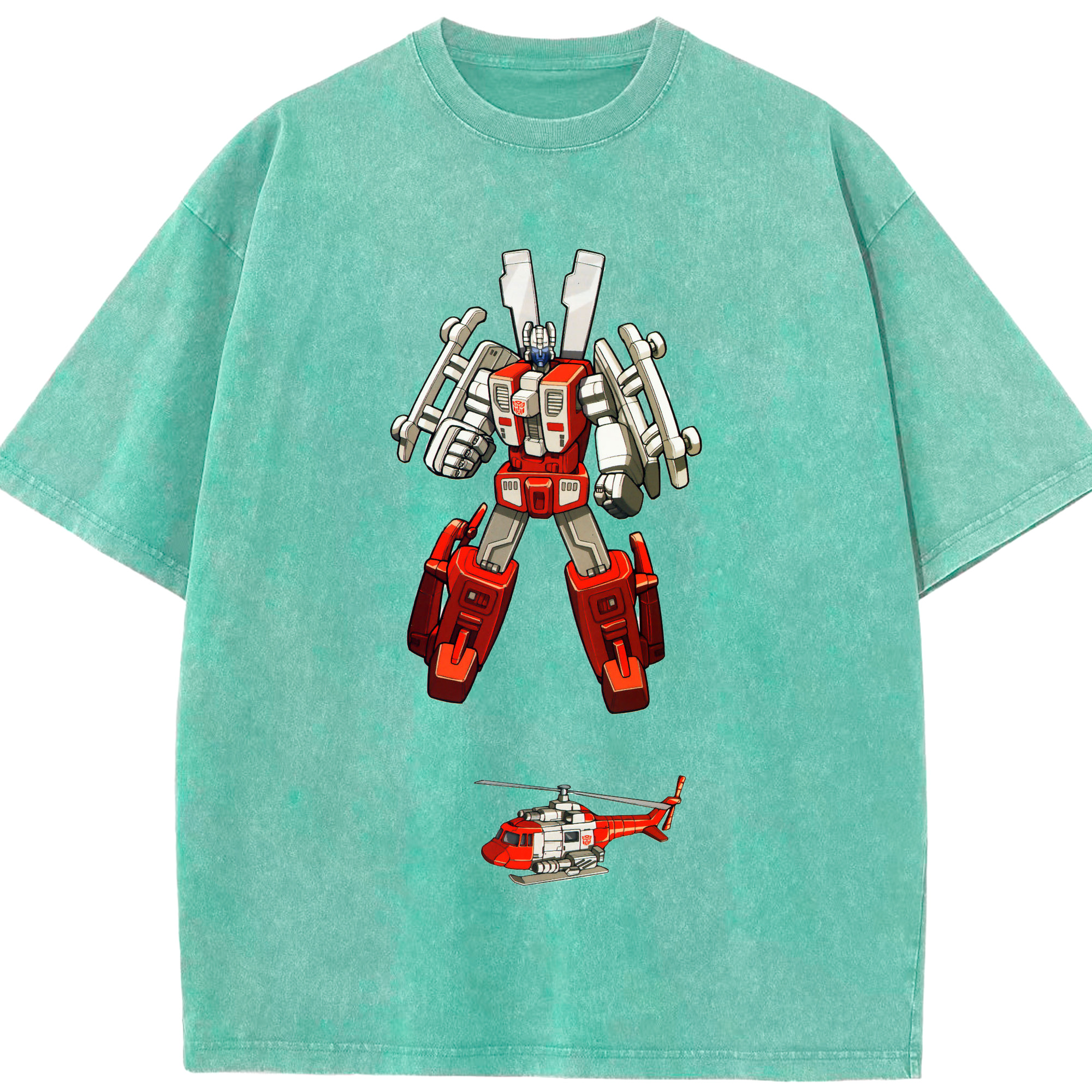 （画像用）  綿100% ヴィンテージ風 半袖Tシャツ（フロントプリント）